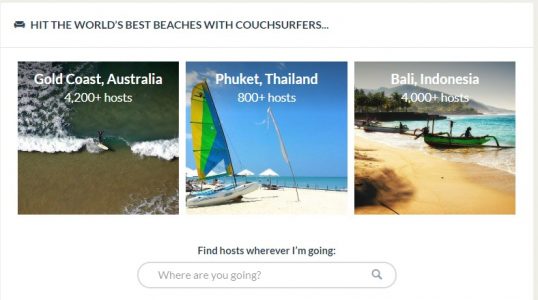 موقع Couchsurfing