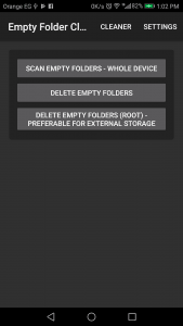 تطبيق Empty Folder Cleaner