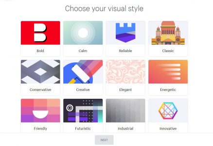 موقع جديد للتصميم
