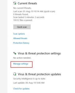 برامج حماية ويندوز 10