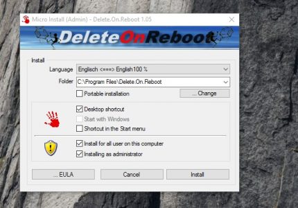 تحميل Delet On Reboot