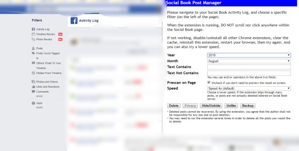 شرح طريقة حذف منشورات الفيس بوك دفعة واحدة عن طريق Social Book Post Manager 3 شرح كيفية حذف جميع منشورات فيس بوك في خطوتين