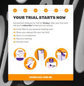 طريقة التسجيل في موقع موقع Join.me