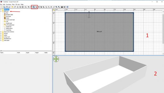 طريقة تصميم غرفة على الكمبيوتر