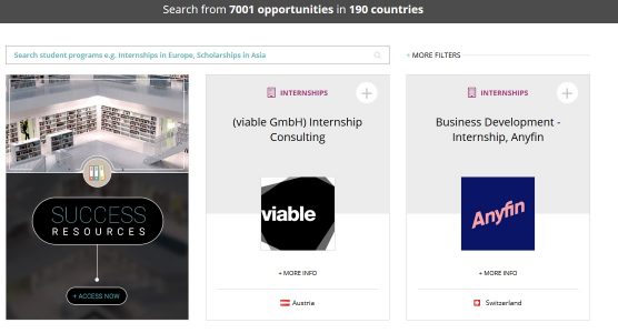 منح مجانية في أوروبا