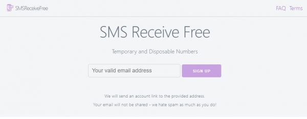 موقع sms receive free