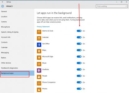 اغلاق برامج الخلفية ويندوز 7