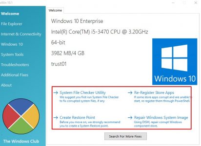 تحميل أداة Fix Win 10