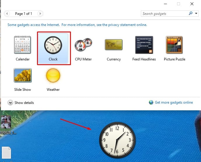 كيفية اظهار الساعة على سطح المكتب ويندوز 10 وعرض التاريخ