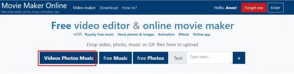 شرح موقع movie maker online