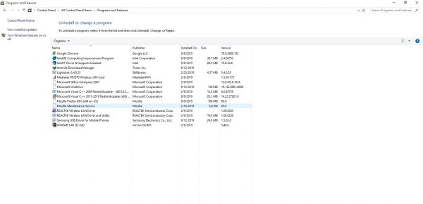 طريقة حذف البرامج نهائياً من الكمبيوتر بدون برامج على ويندوز 10