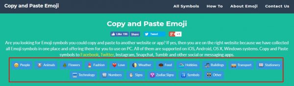 ايموجي للنسخ