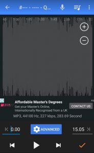 برنامج تقطيع الاغانى mp3 cutter للكمبيوتر