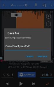 برنامج تقطيع الصوت للاندرويد