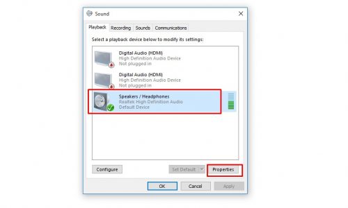 تعريف سماعات الراس ويندوز 10