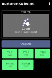 شرح كيفية استخدام تطبيق Touchscreen Calibration