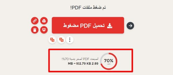 ضغط الملفات اون لاين