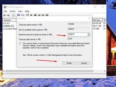 كيفية زيادة مساحة القرص c ويندوز 10 بدون برامج