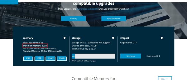 معرفة نوع اللوحة الأم