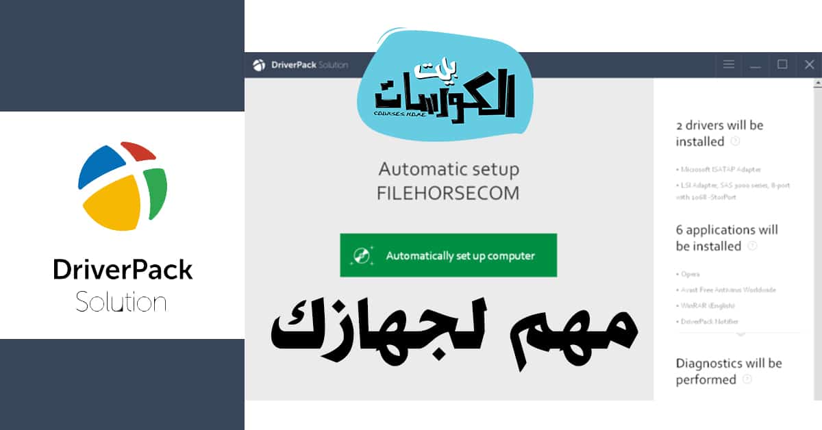 برنامج DriverPack Solution