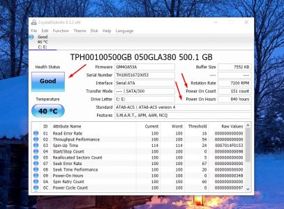 برنامج لمعرفة حالة الهارد ديسك