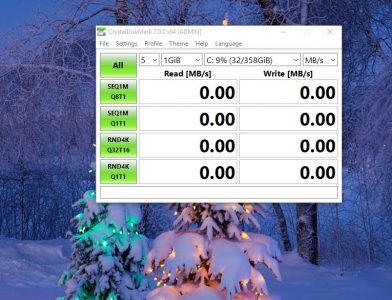 قياس سرعة القرص الصلب