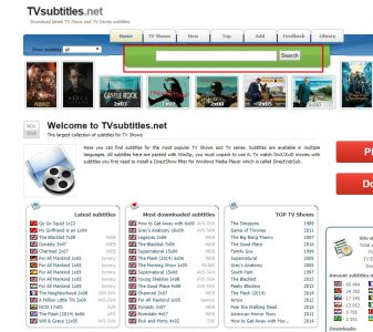 موقع ترجمة افلام TV Subtitles