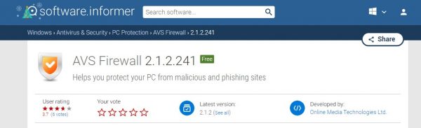تحميل برنامج AVS Firewall