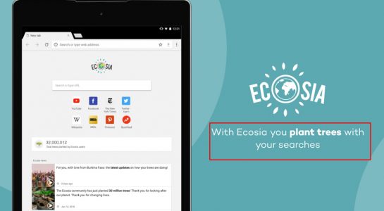 تحميل متصفح Ecosia