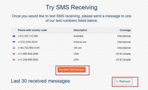 موقع الحصول على رقم أمريكي