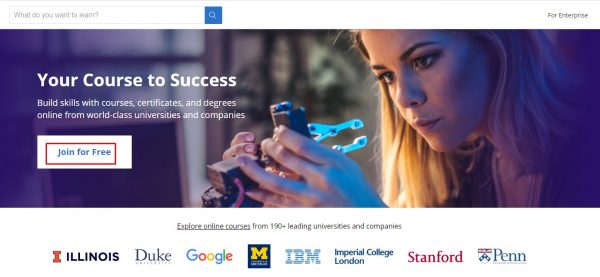 كورسات مجانية اون لاين بشهادات معتمدة