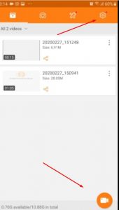 كيفية تصوير شاشة الموبايل فيديو