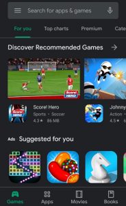 جوجل بلاي الأسود