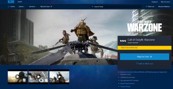 شرح طريقة تحميل Call of Duty Warzone