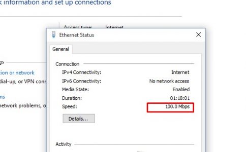 قياس سرعة النت على الكمبيوتر