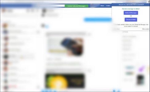 شرح تحميل واستخدام إضافة Delete All Messages for Facebook