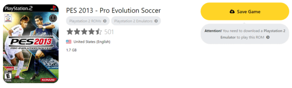 تحميل لعبة PES 2013 - Pro Evolution Soccer