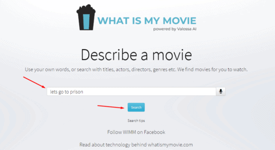 كيف ابحث عن فيلم لا اعرف اسمه