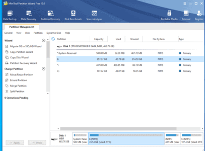 تحميل برنامج تقسيم الهارد Partition Wizard