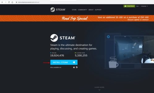 تحميل برنامج ستيم للكمبيوتر