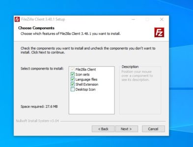 شرح برنامج FileZilla