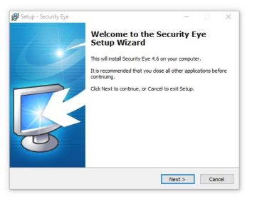 شرح كيفية استخدام برنامج security eye