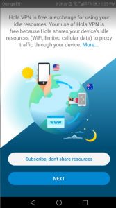 شرح تطبيق Hola Free VPN