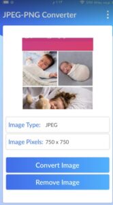 تحويل صيغة الصور إلي PNG على الايفون