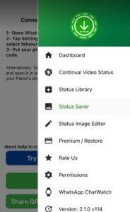 حفظ ستوري الواتس اب للايفون ببرامج