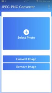 شرح تطبيق JPG TO PNG