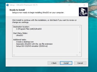 شرح كيفية تثبيت برنامج Ultra ISO
