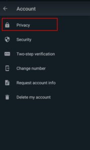 الظهور دون اتصال في الواتس اب بطريقة أخرى