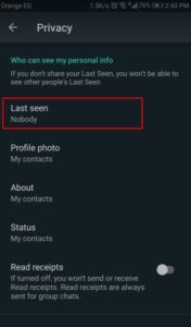 كيف اجعل الواتس اب غير متصل في الايفون والاندرويد