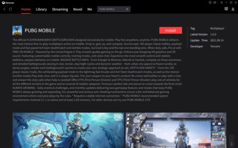 تحميل محاكي ببجي موبايل للكمبيوتر 2022